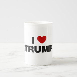 I Love Trump Bone China Mug