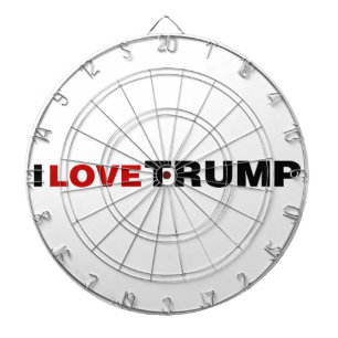 I Love Trump Dartboard