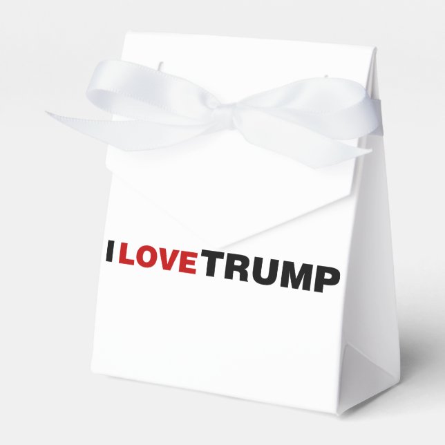 I Love Trump Favour Box (Front Side)