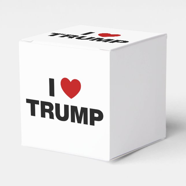 I Love Trump Favour Box (Front Side)