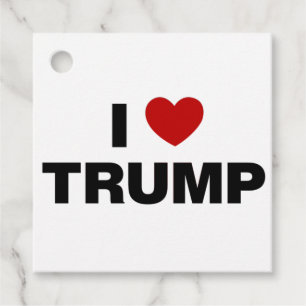 I Love Trump Favour Tags