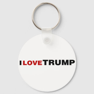 I Love Trump Key Ring