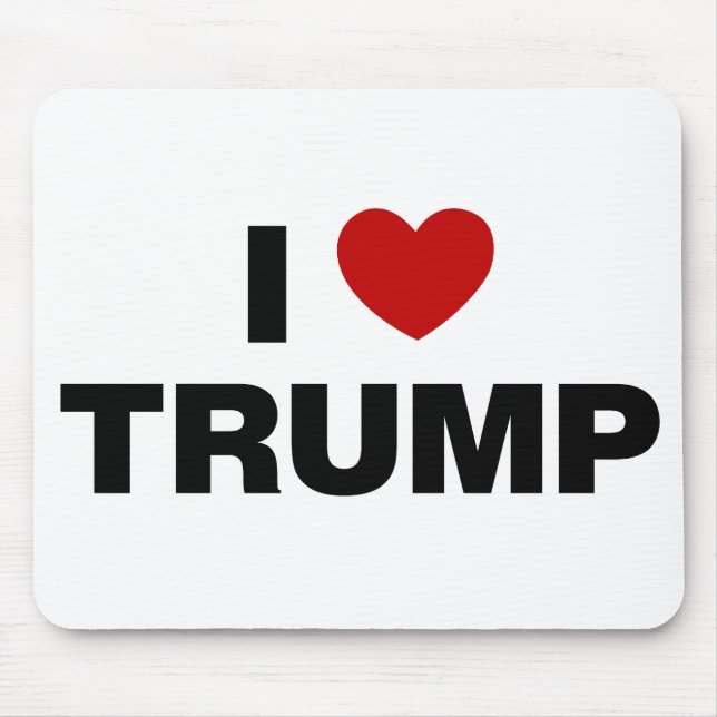 I Love Trump Mouse Mat (Front)