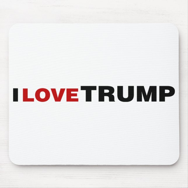 I Love Trump Mouse Mat (Front)