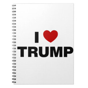 I Love Trump Notebook