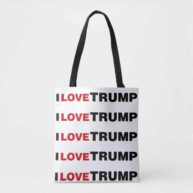 I Love Trump Tote Bag (Front)