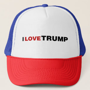 I Love Trump Trucker Hat