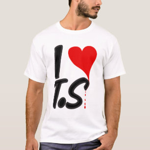 I love TS   Valentine's Day Lovers Couples T-Shirt