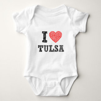 I Love Tulsa Baby Bodysuit