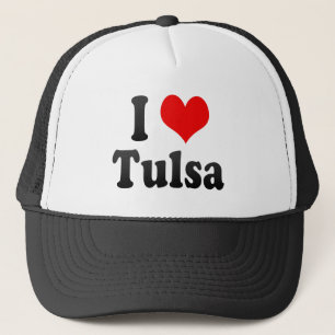 I Love Tulsa, United States Trucker Hat