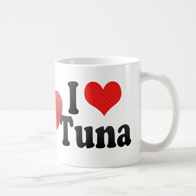 I Love Tuna Coffee Mug (Right)