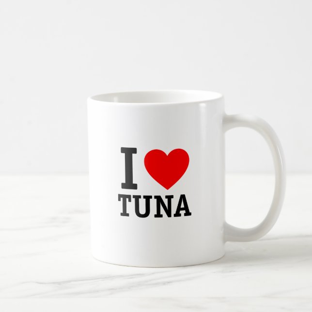 I Love Tuna Coffee Mug (Right)