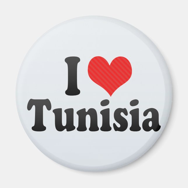 I Love Tunisia Magnet (Front)