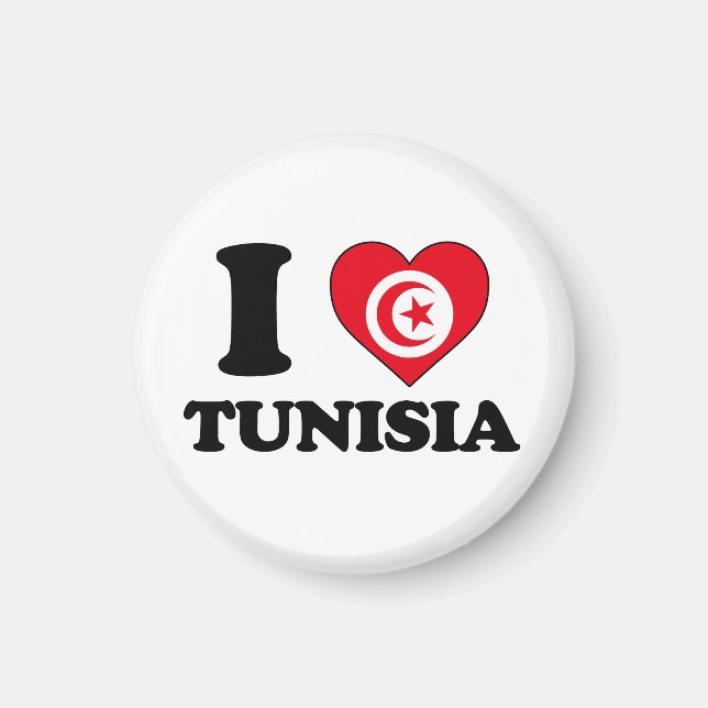I love Tunisia Magnet (Front)