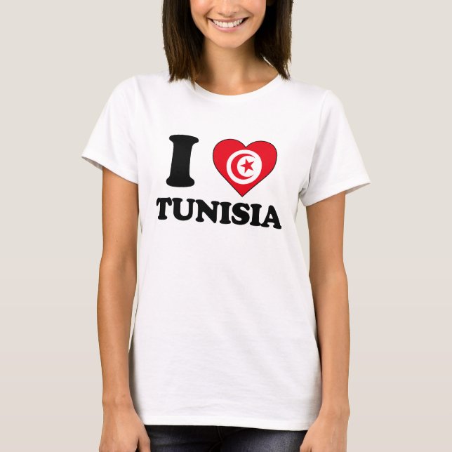 I love Tunisia T-Shirt (Front)
