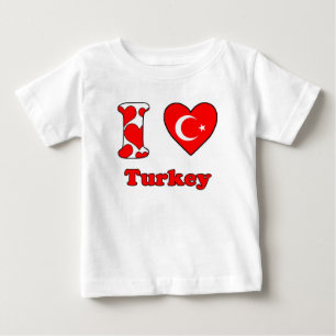 I love Turkey Baby T-Shirt