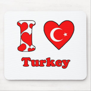 I love Turkey Mouse Mat