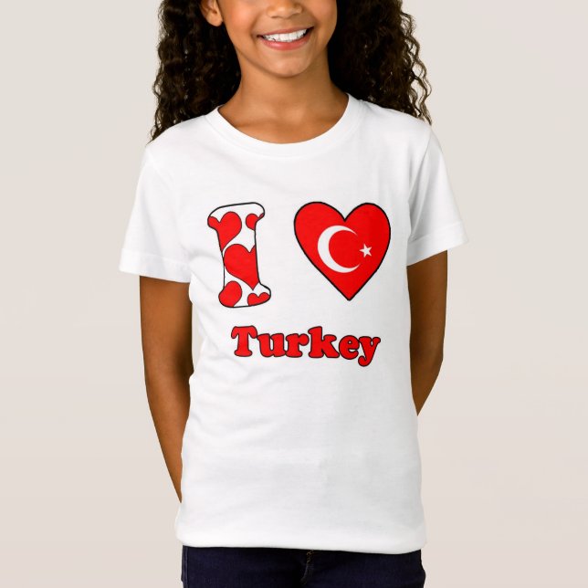 I love Turkey T-Shirt (Front)