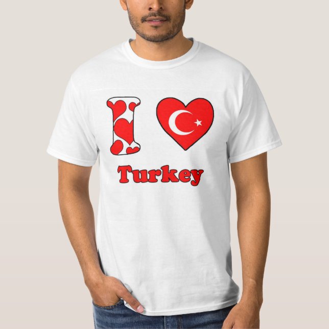 I love Turkey T-Shirt (Front)