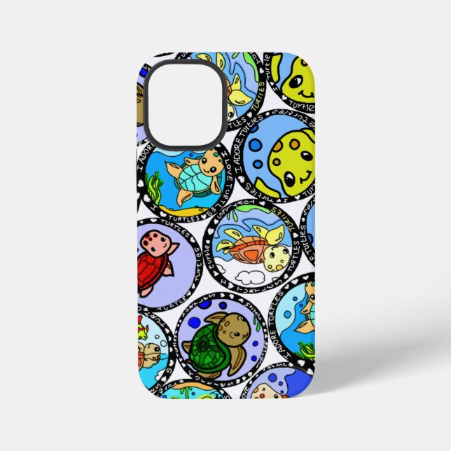 I love turtles phone case (Back)