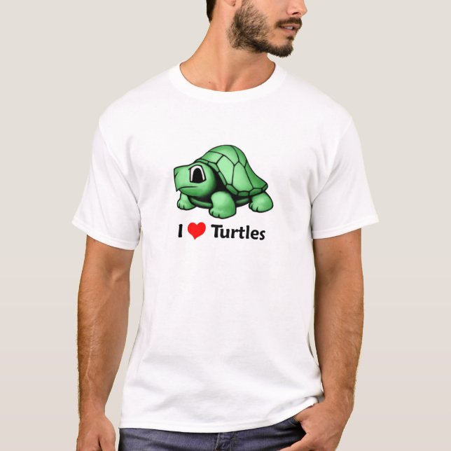 I love Turtles T-Shirt (Front)