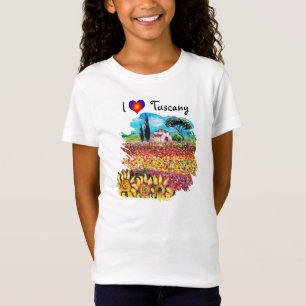 I LOVE TUSCANY AND SUNFLOWERS T-Shirt