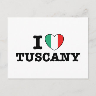 I Love Tuscany Postcard