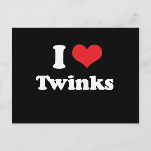 I LOVE TWINKS - .png Postcard
