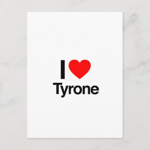 i love tyrone postcard