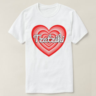I Love Tzatziki Sauce Heart Funny Greek Food Lover T-Shirt