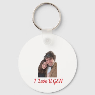 I Love U Gen Key Ring