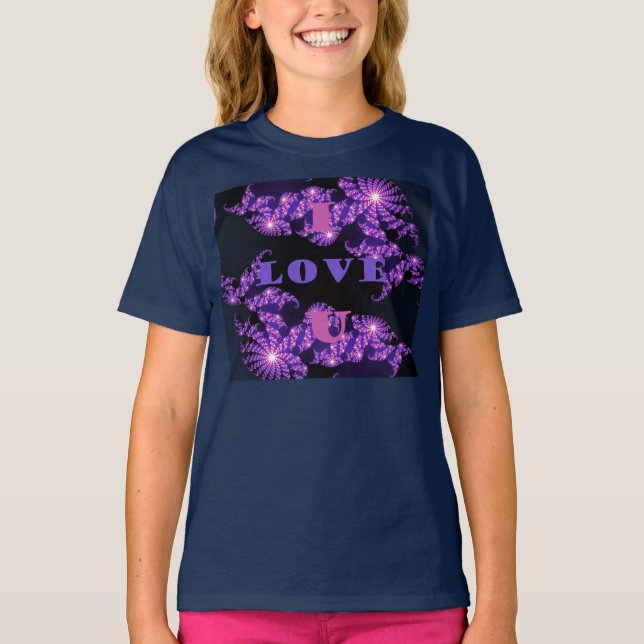 I love U Hakuna matata Toddler Long Sleeve TShirt (Front)