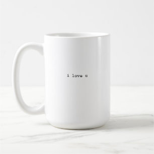 i love u mug