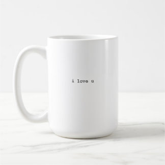 i love u mug