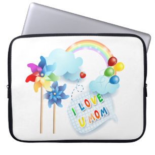 I love U mum Laptop Sleeve
