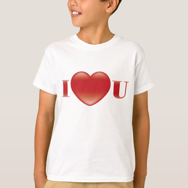 I_LOVE_U T-Shirt (Front)