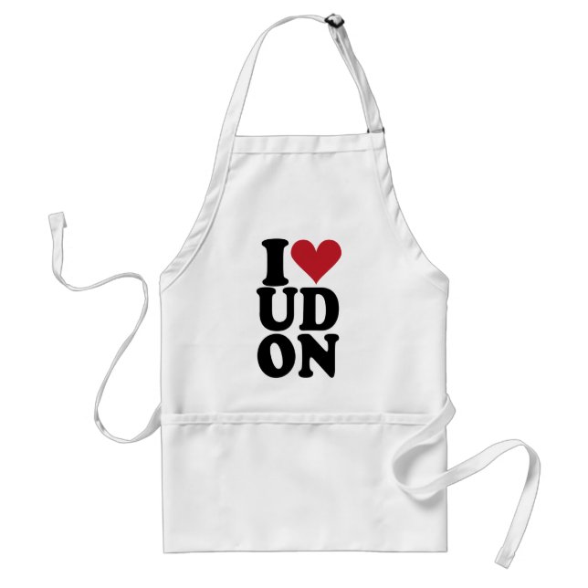 I-Love-UDON Standard Apron (Front)