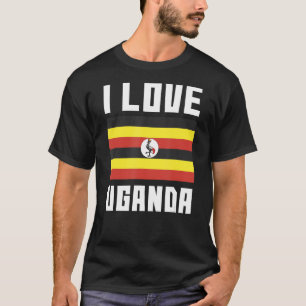 I Love Uganda I Heart Uganda Family Travel Uganda T-Shirt