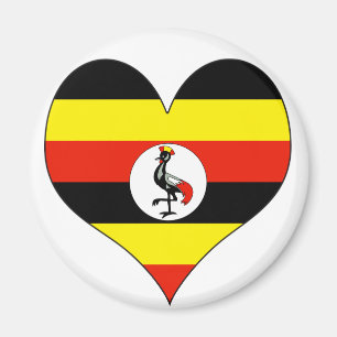 I Love Uganda Magnet