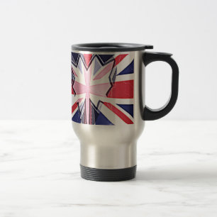 "I Love UK" Art Print Travel Mug