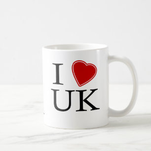 I Love UK Coffee Mug