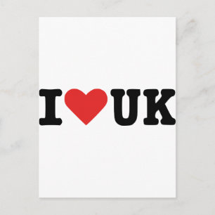 I love UK Postcard