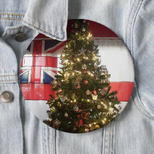 I Love UK Time 6 Cm Round Badge