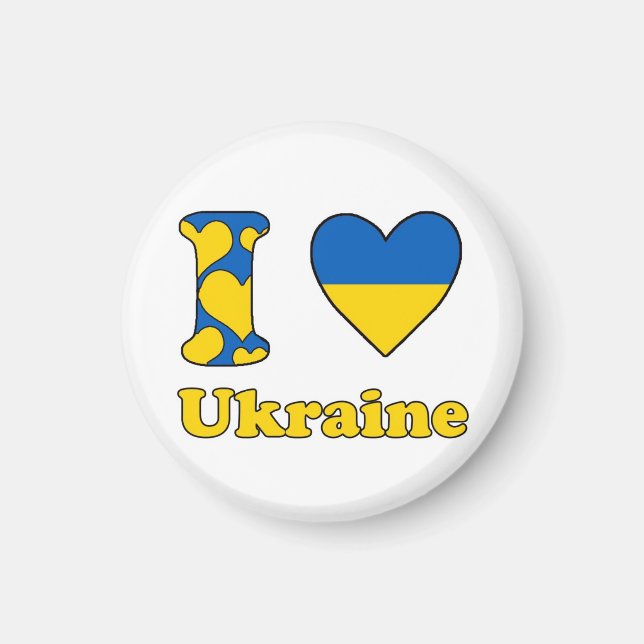 I love Ukraine Magnet (Front)
