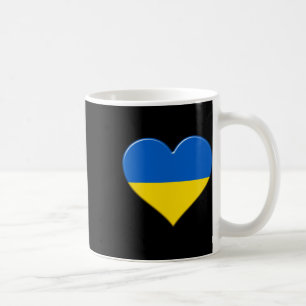I Love Ukraine National Flag Pride Heart Coffee Mug