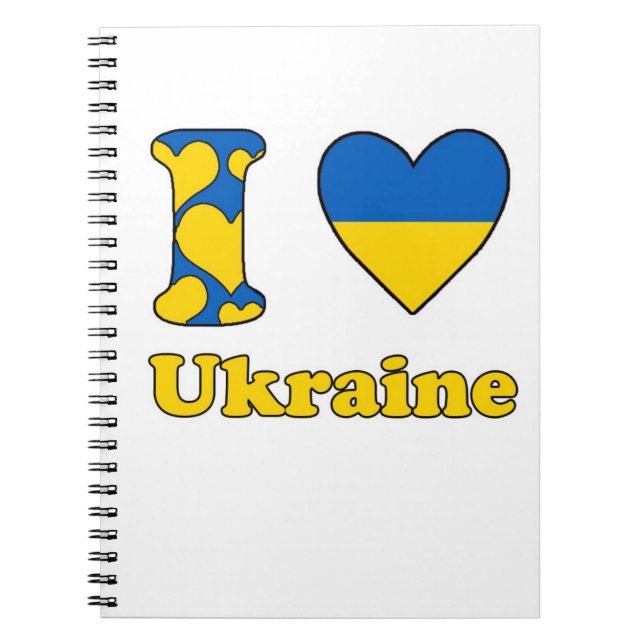 I love Ukraine Notebook (Front)
