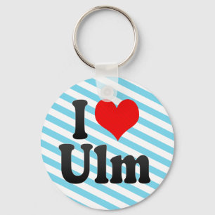 I Love Ulm, Germany Key Ring