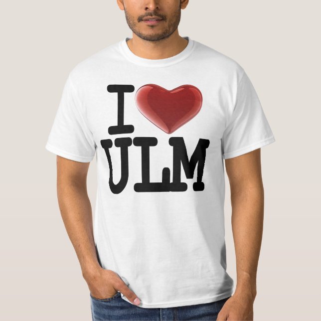 I Love ULM T-Shirt (Front)