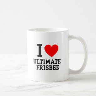 I Love Ultimate Frisbee Coffee Mug