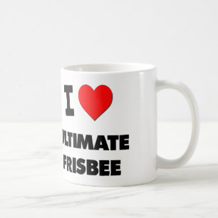 I Love Ultimate Frisbee Coffee Mug